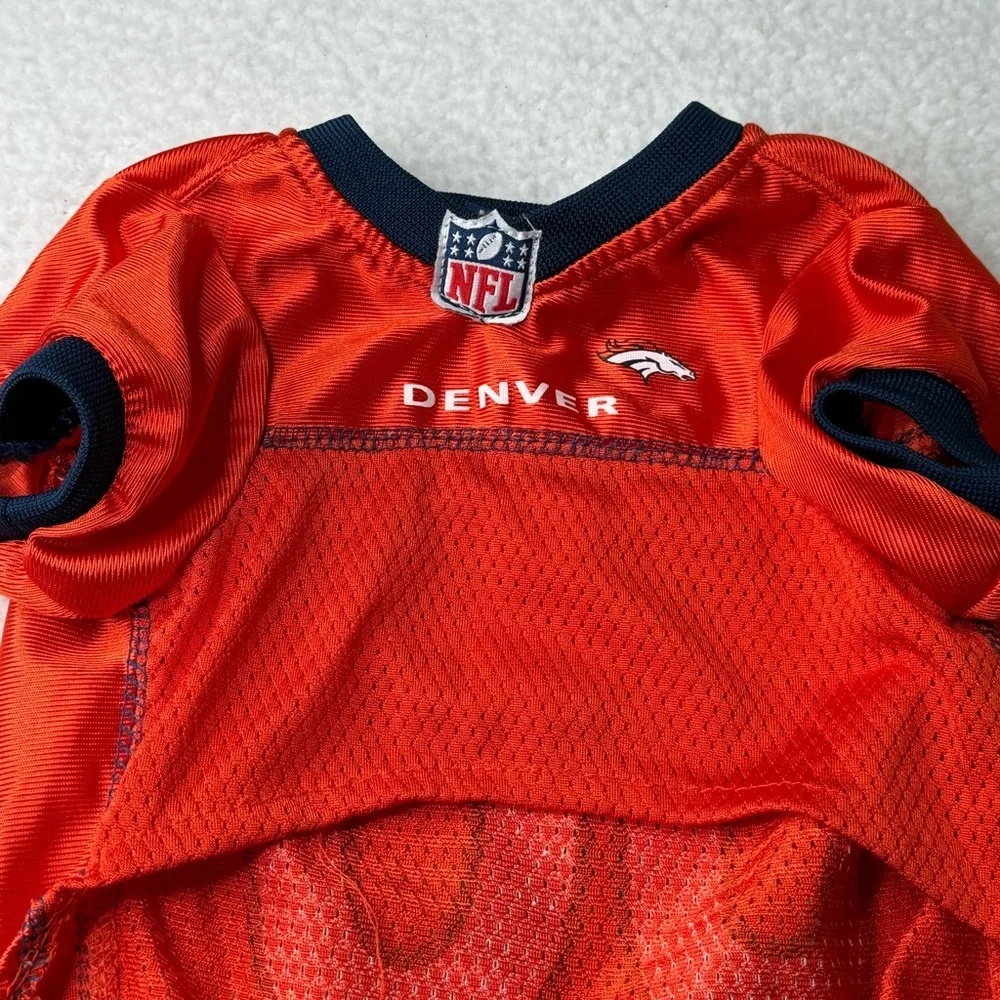 Pets First NFL Denver Broncos Dog Mesh Jersey Sz M Unisex Pets EUC